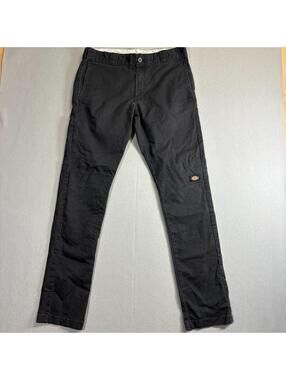 Dickies Skinny Work Pants Womens Fits Like 32x32 Black Stretch Utility Skate